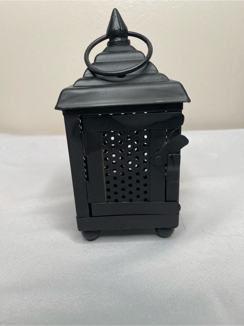 Black Metal Decorative Lantern - Home Accents